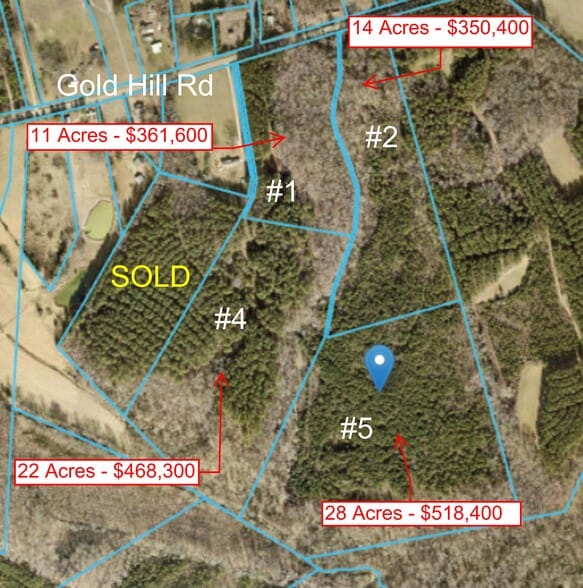 5493 Gold Hill Road, Concord, NC for sale - Site Plan - Image 2 of 2