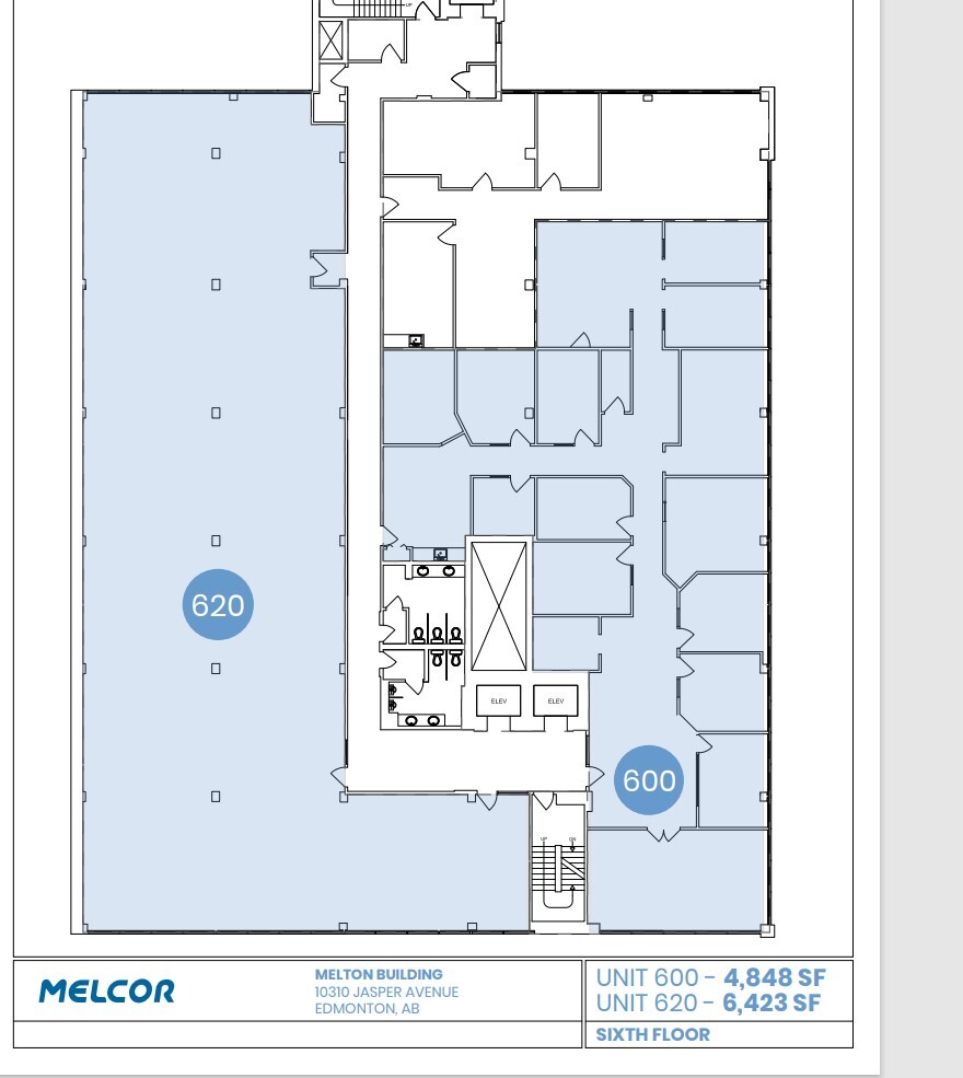 10310-10320 Jasper Ave NW, Edmonton, AB for lease Floor Plan- Image 1 of 1