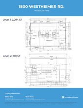 1800 Westheimer Rd, Houston, TX for lease Floor Plan- Image 1 of 1
