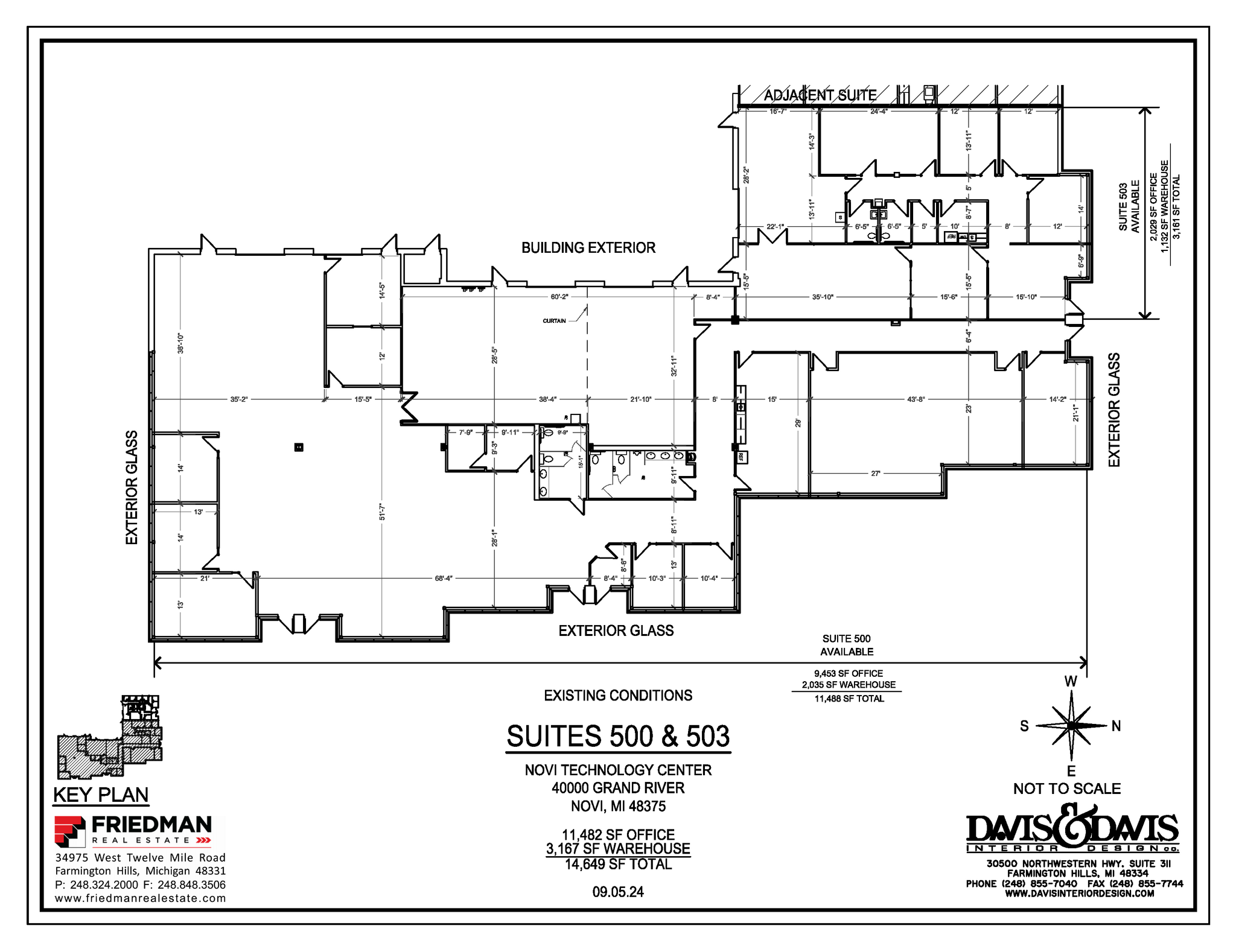 40000 Grand River Ave, Novi, MI for lease Floor Plan- Image 1 of 2