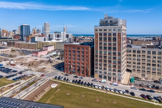 247 W Freshwater Way, Milwaukee, WI - AERIAL  map view