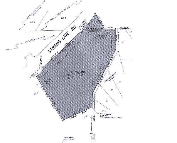 11301-11325 Strang Line Rd, Lenexa, KS for sale - Plat Map - Image 1 of 1