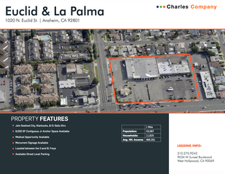 More details for 928-1098 N Euclid St, Anaheim, CA - Retail for Lease