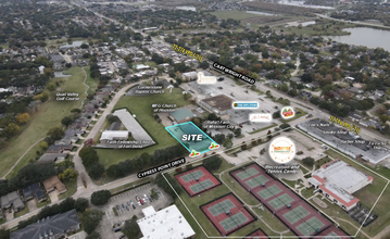 2714 Cypress Point Dr, Missouri City, TX - aerial  map view