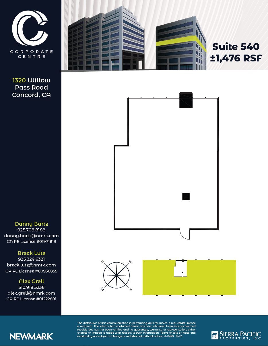 1390 Willow Pass Rd, Concord, CA for lease Floor Plan- Image 1 of 1