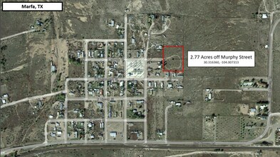 E Murphy St, Marfa, TX - AERIAL map view - Image1