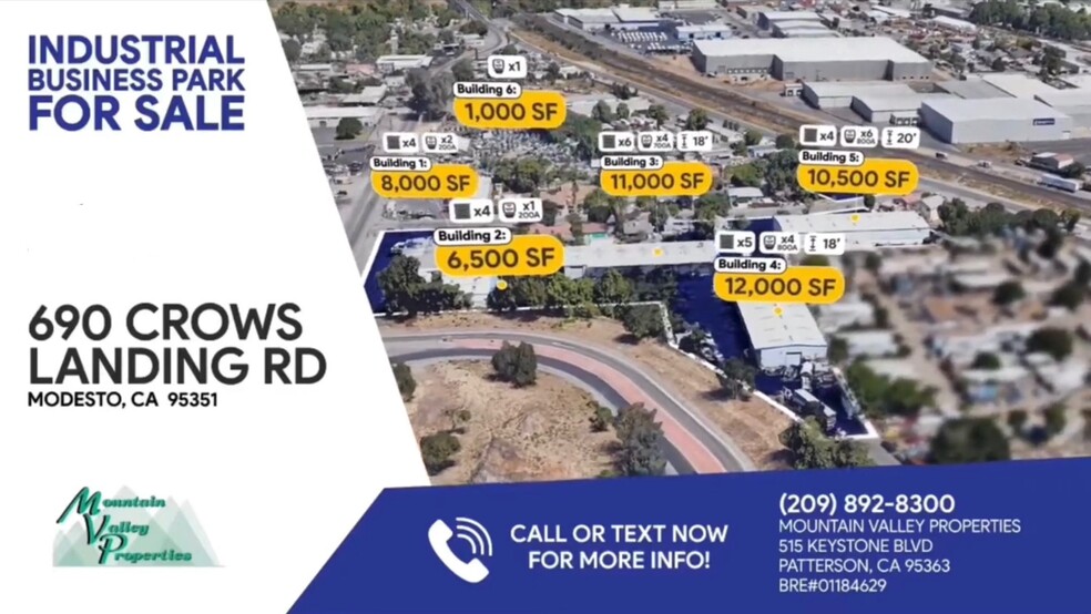 690-696 Crows Landing Rd, Modesto, Ca 95351 - Industrial For Sale 