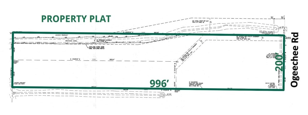 4402 Ogeechee Rd, Savannah, GA for sale - Plat Map - Image 2 of 6