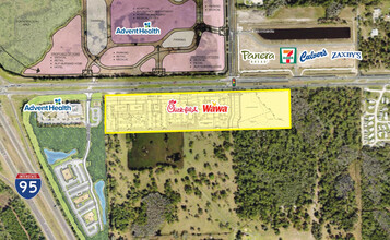 2790 SR44, New Smyrna Beach, FL - aerial  map view