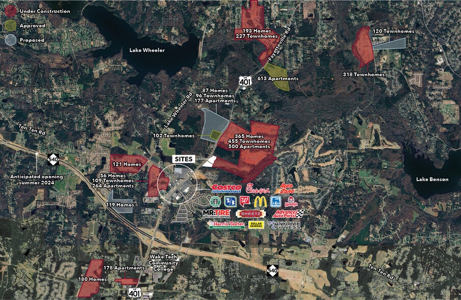 7509 Fayetteville Rd, Raleigh, NC for lease - Aerial - Image 2 of 4