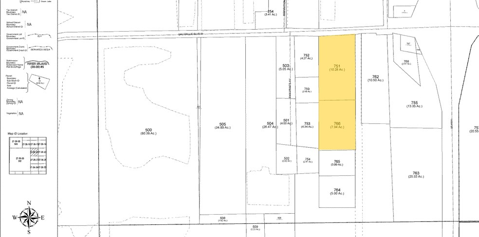 5075 W Eau Gallie Blvd, Melbourne, FL for sale - Plat Map - Image 3 of 3