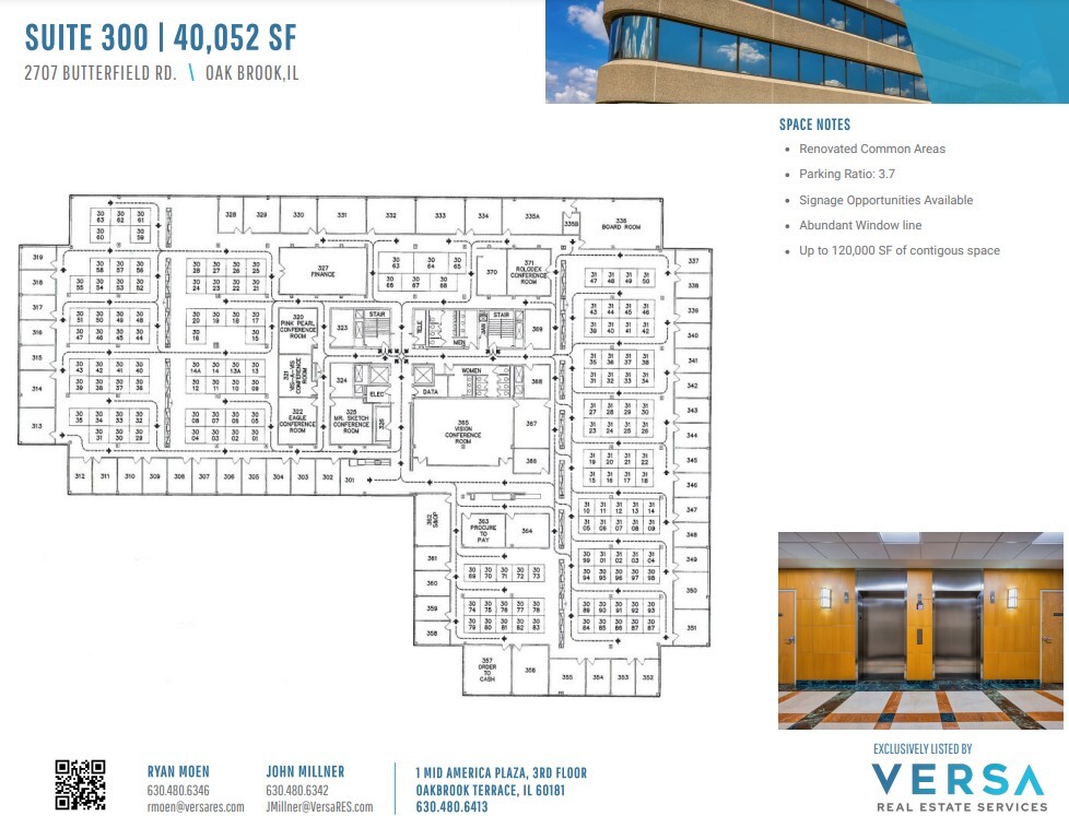 2707 Butterfield Rd, Oak Brook, IL for lease Floor Plan- Image 1 of 1