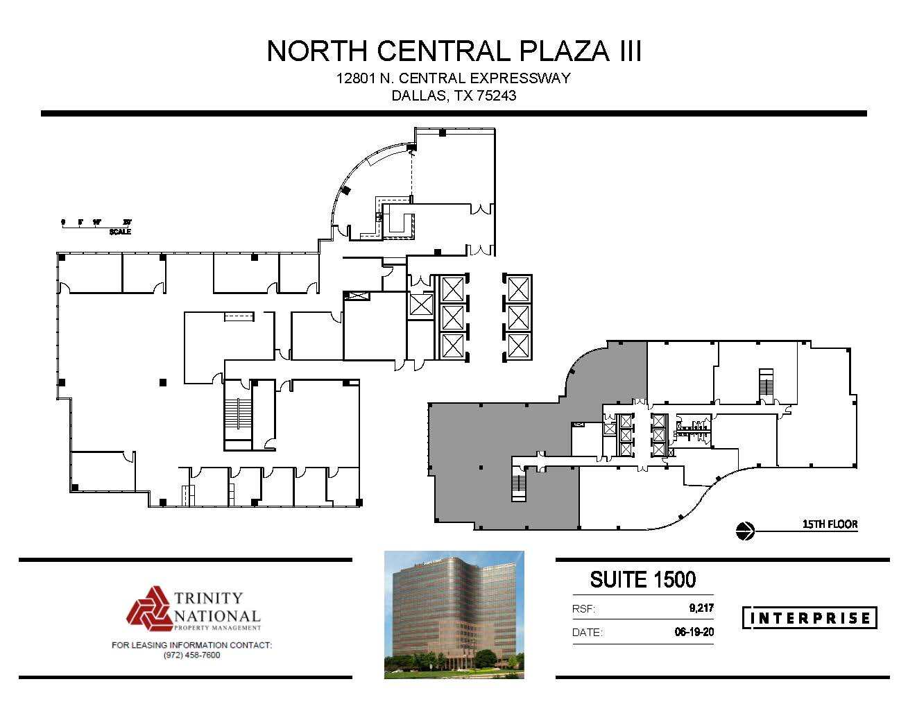 12801 N Central Expy, Dallas, TX for lease Floor Plan- Image 1 of 1