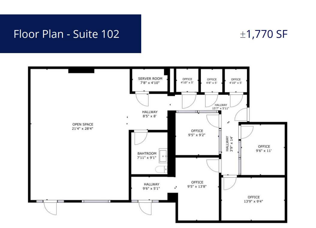 3601-3719 E Indian School Rd, Phoenix, AZ for lease Floor Plan- Image 1 of 1