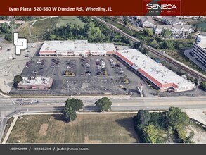 522-600 W Dundee Rd, Wheeling, IL - AERIAL map view