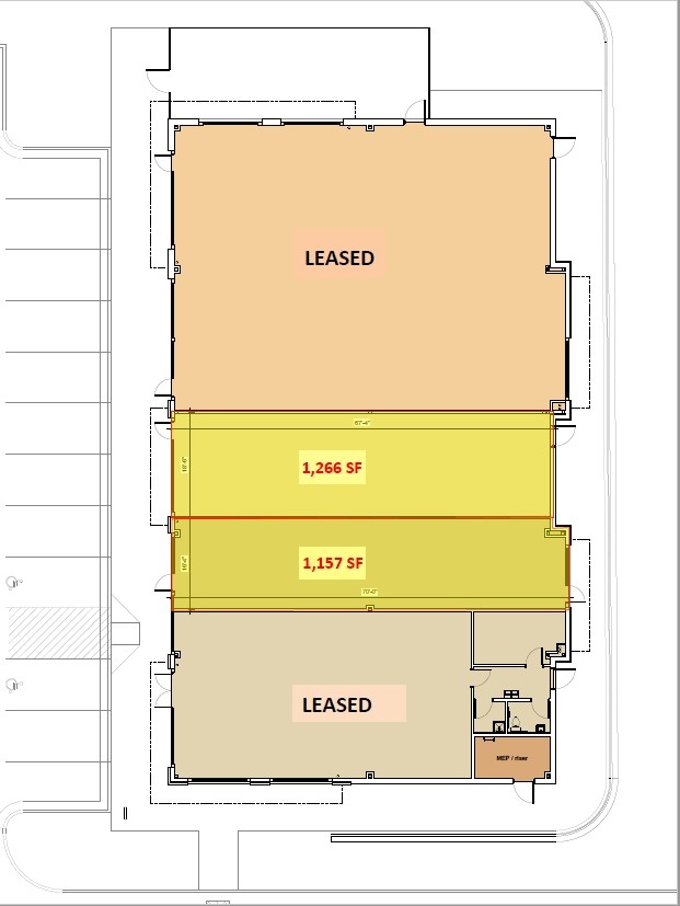 821-1045 SW 7 Hwy, Blue Springs, MO for lease Floor Plan- Image 1 of 2