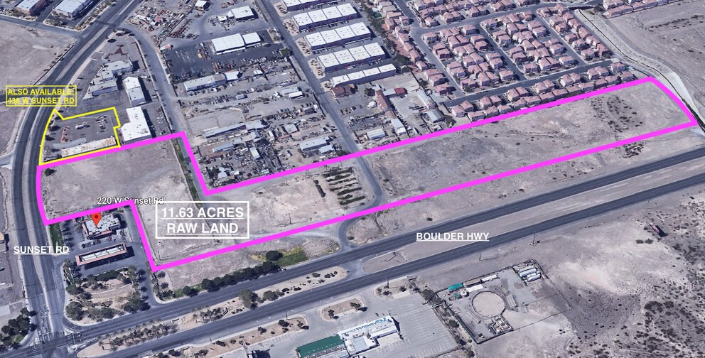 Boulder Highway, Henderson, NV for sale Aerial- Image 1 of 1