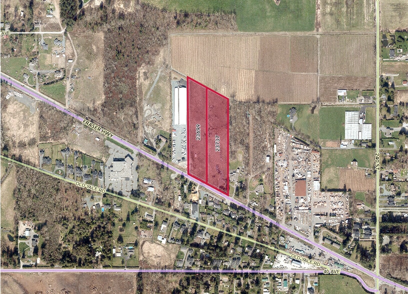 23699-23737 Fraser Hwy, Langley, BC for lease - Aerial - Image 2 of 2