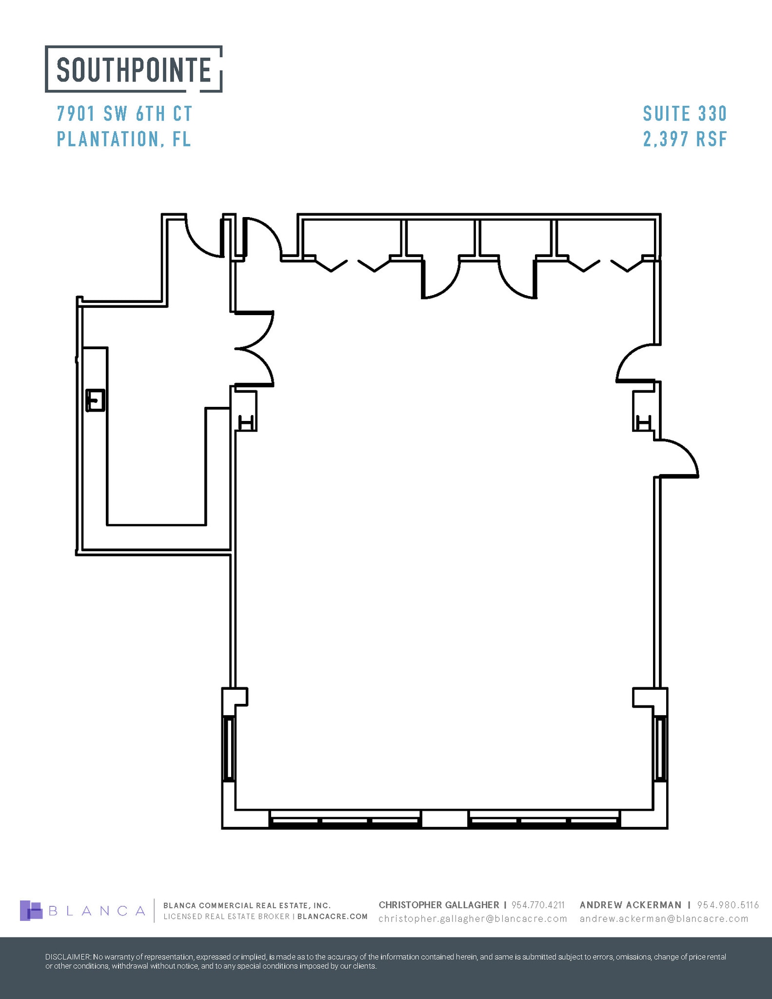 7901 SW 6th Ct, Plantation, FL for lease Floor Plan- Image 1 of 1
