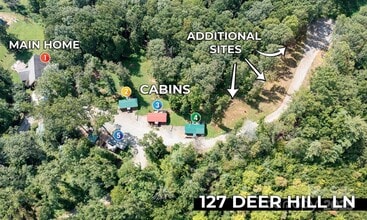 127 Deer Hill Ln, Weaverville, NC - AERIAL map view - Image1