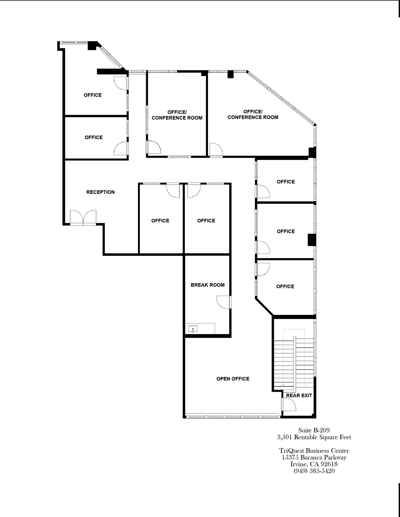15375 Barranca Pky, Irvine, CA for lease Floor Plan- Image 1 of 1