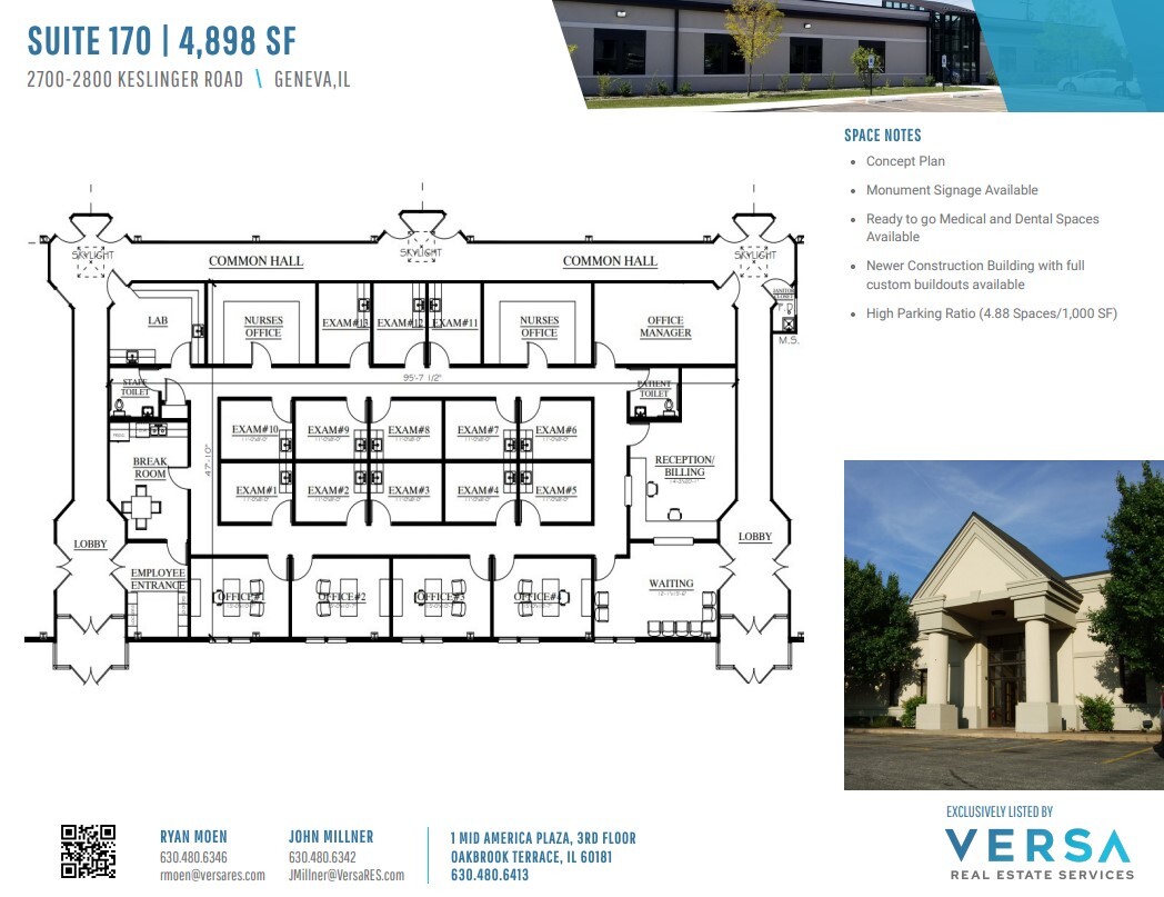 2800 Keslinger Rd, Geneva, IL for lease Floor Plan- Image 1 of 3