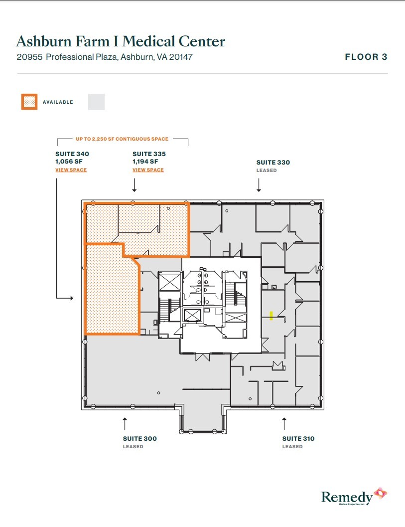 20955 Professional Plz, Ashburn, VA for lease Floor Plan- Image 1 of 6