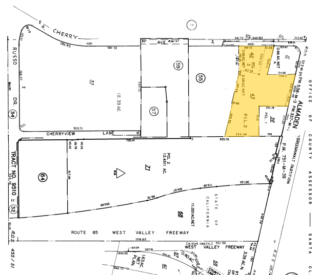 5015-5041 Almaden Expy, San Jose, CA for lease - Plat Map - Image 2 of 5