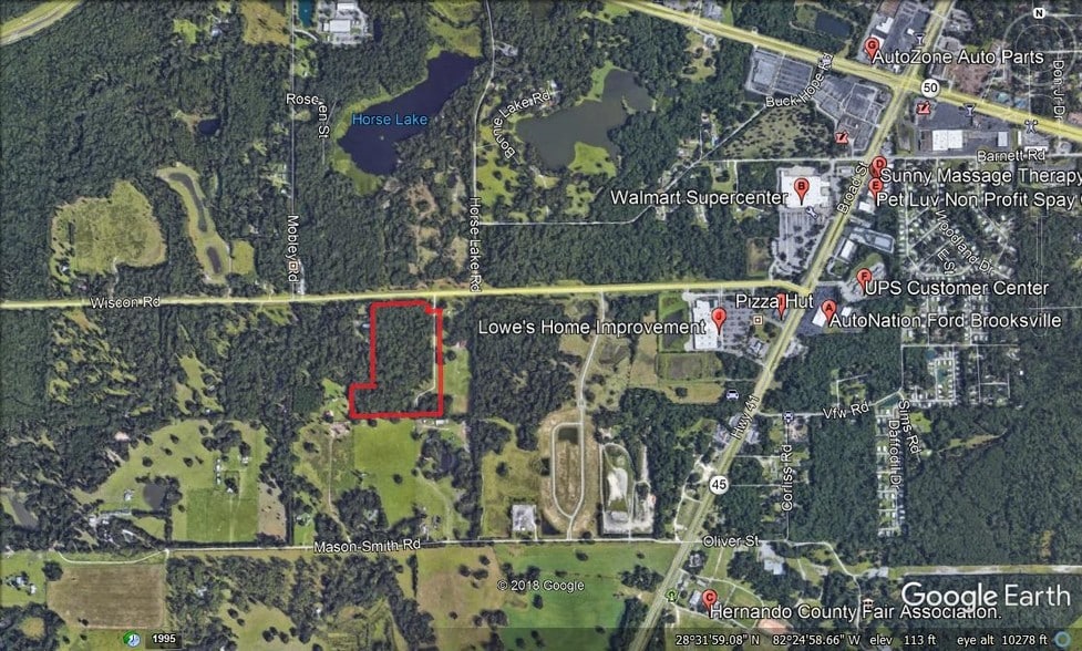 00 Wiscon Rd, Brooksville, FL for sale - Aerial - Image 1 of 5