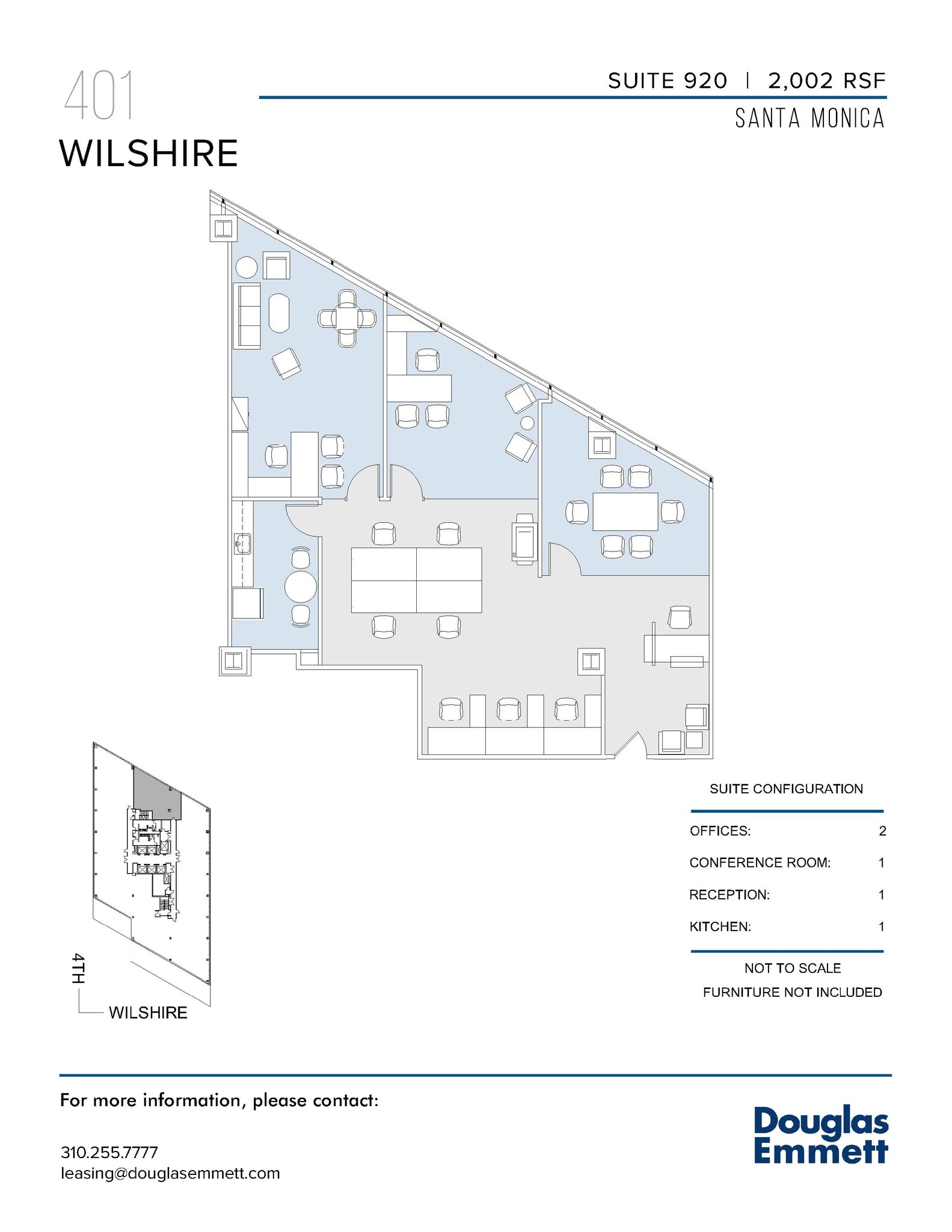 401 Wilshire Blvd, Santa Monica, CA for lease Floor Plan- Image 1 of 1