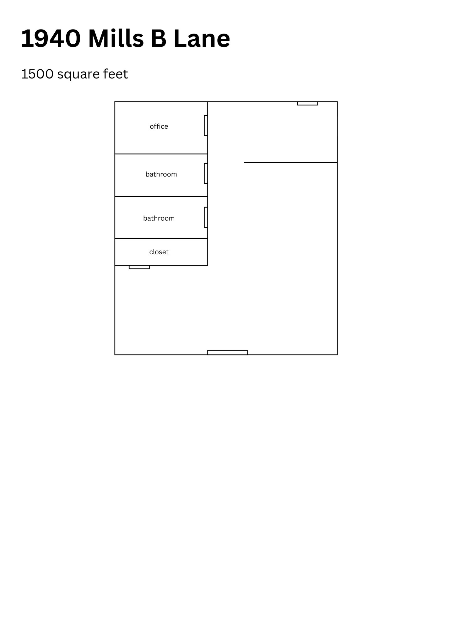 1940 Mills B Lane Boulevard Spur, Savannah, GA for lease Site Plan- Image 1 of 1