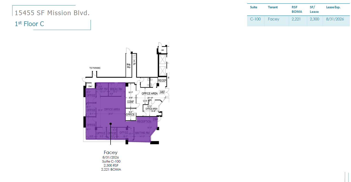 15455 San Fernando Mission Blvd, Mission Hills, CA for lease Floor Plan- Image 1 of 1