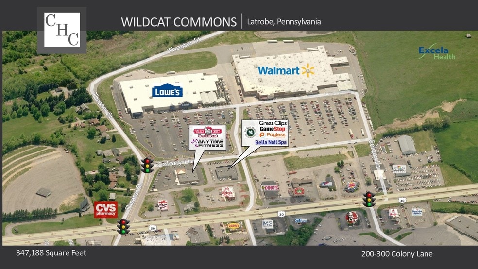 201-401 Colony Ln, Latrobe, PA for sale - Building Photo - Image 1 of 1