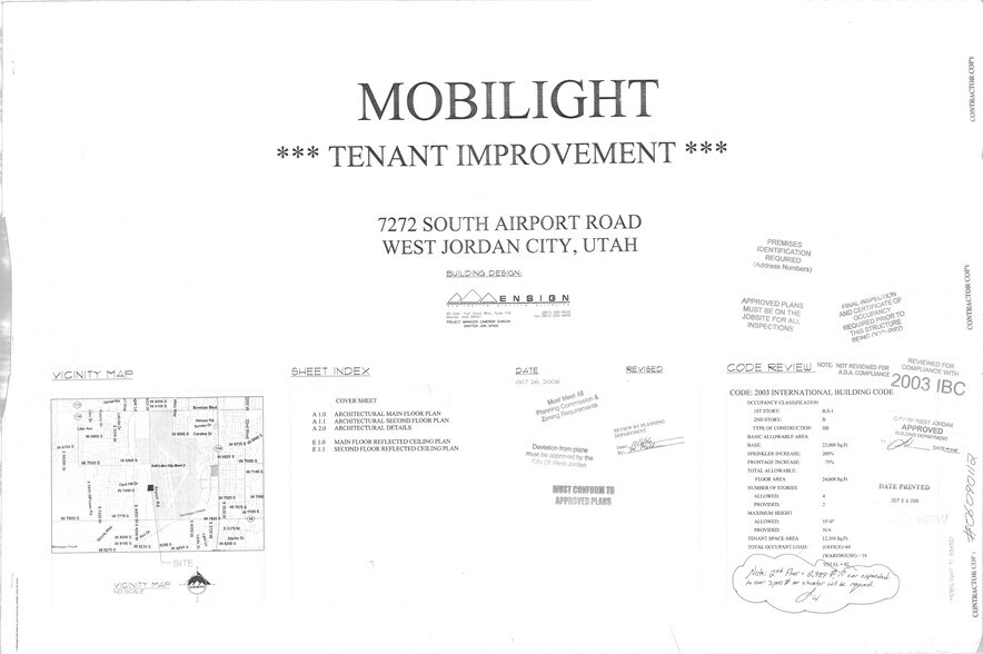 7272 Airport Rd, West Jordan, UT for sale - Plat Map - Image 1 of 1