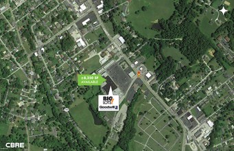 839 S Main St, London, KY - aerial  map view