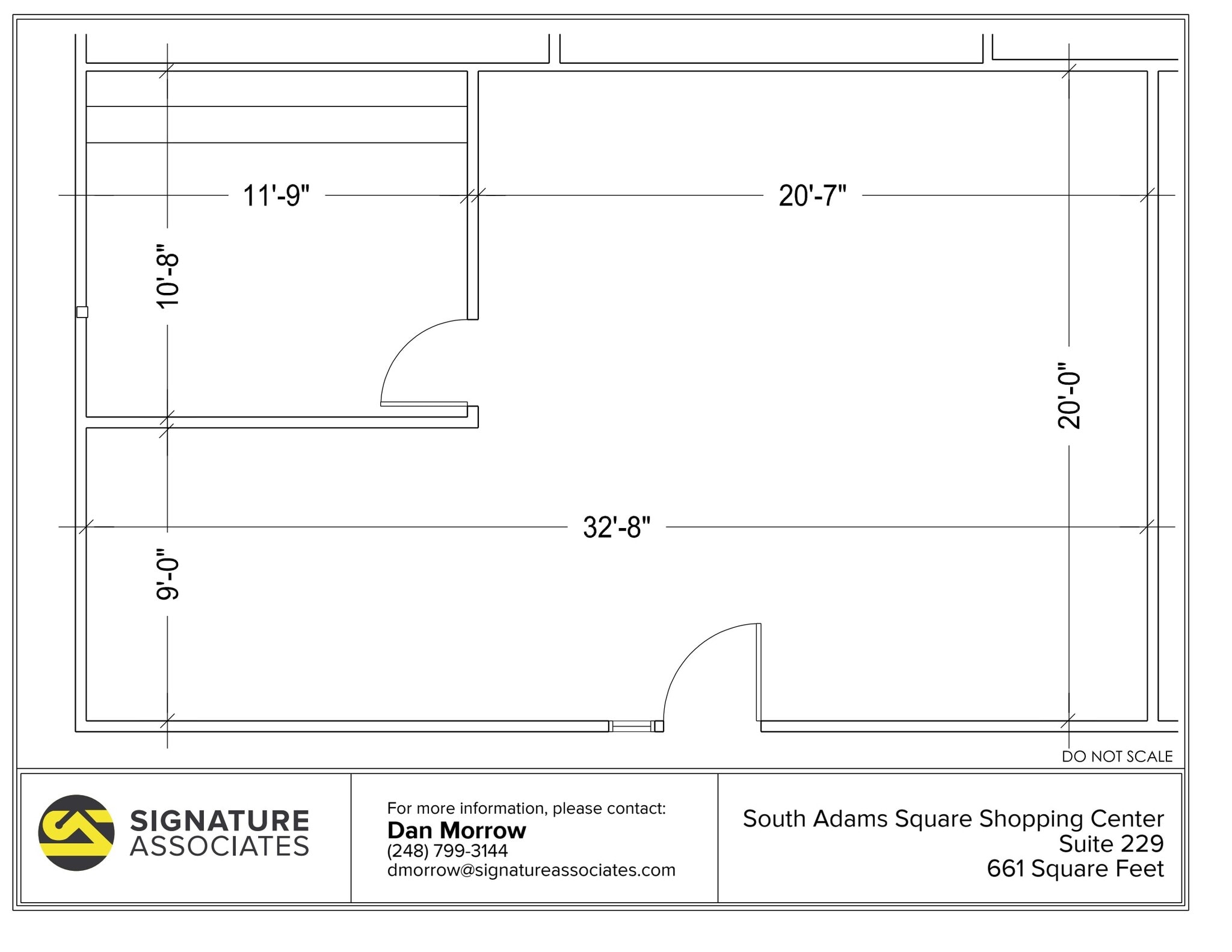 725 S Adams Rd, Birmingham, MI for lease Floor Plan- Image 1 of 1