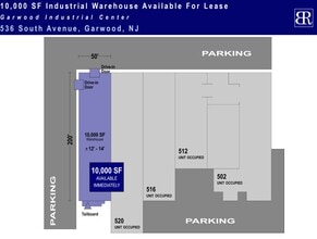 536 South Ave, Garwood, NJ for lease Floor Plan- Image 1 of 1