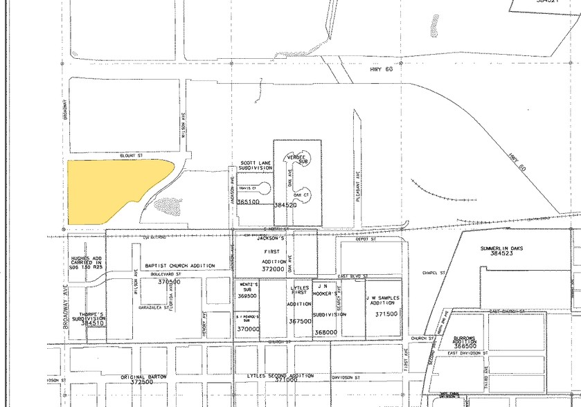 600 N Broadway Ave, Bartow, FL for lease - Plat Map - Image 2 of 19