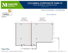 8830 Stanford Blvd, Columbia, MD for lease Floor Plan- Image 2 of 2