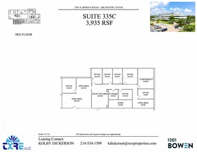 1301 S Bowen Rd, Arlington, TX for lease Floor Plan- Image 2 of 2