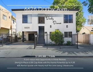 More details for 6626 Darby Ave, Reseda, CA - Multifamily for Sale