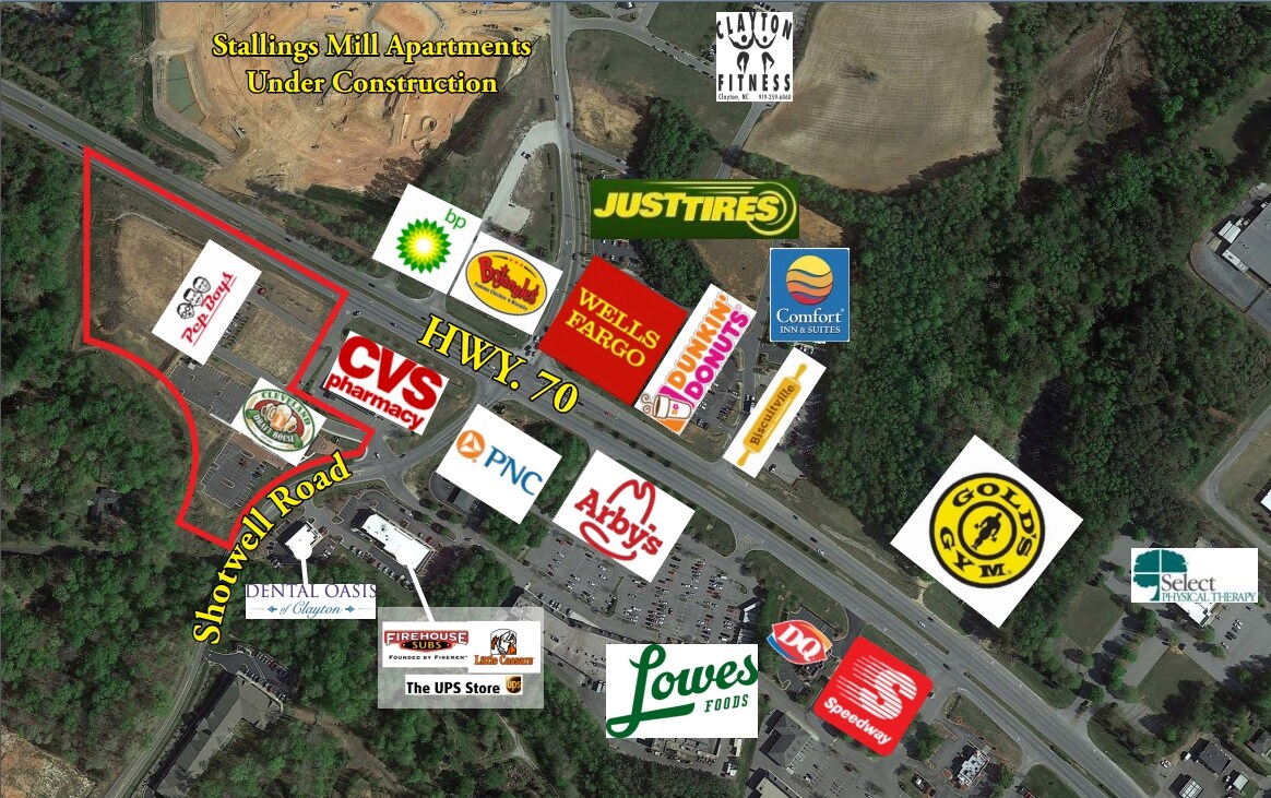 Shotwell Rd & Hwy 70, Clayton, NC for sale Primary Photo- Image 1 of 1