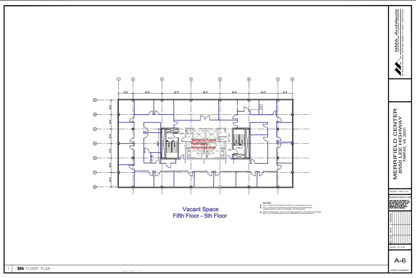 8550 Route 29, Fairfax, VA for lease Floor Plan- Image 1 of 1