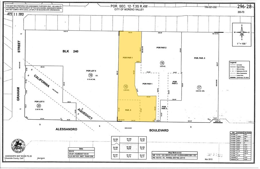 23750 Alessandro Blvd, Moreno Valley, CA for sale - Plat Map - Image 3 of 3