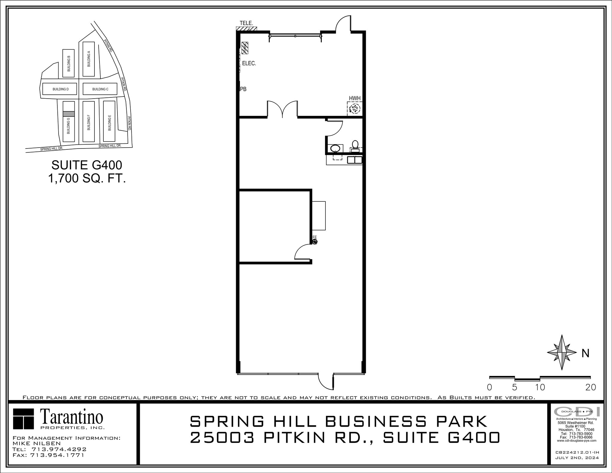 25003 Pitkin Rd, Spring, TX for lease Site Plan- Image 1 of 1
