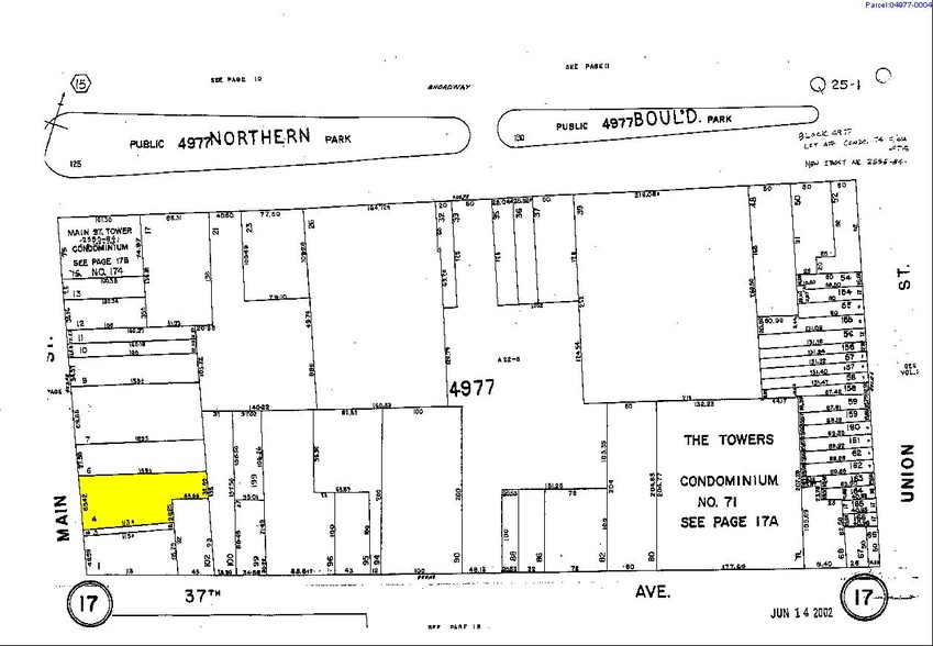 36-53 -36-59 Main St, Flushing, NY for sale - Plat Map - Image 2 of 2