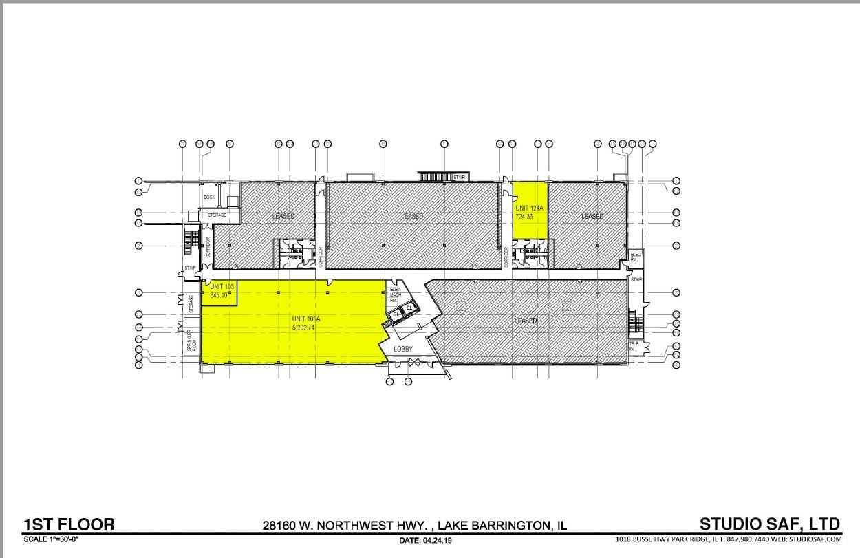 28160 W Northwest Hwy, Lake Barrington, IL for lease Floor Plan- Image 1 of 1