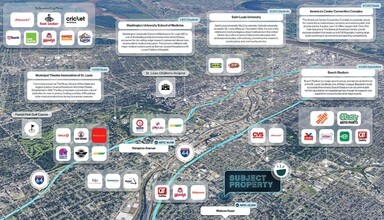 2724 Watson Rd, Saint Louis, MO - aerial  map view