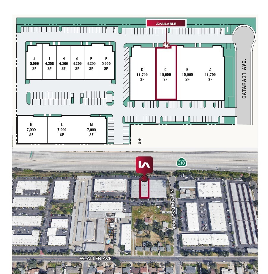 949 N Cataract Ave, San Dimas, CA for lease Floor Plan- Image 1 of 2