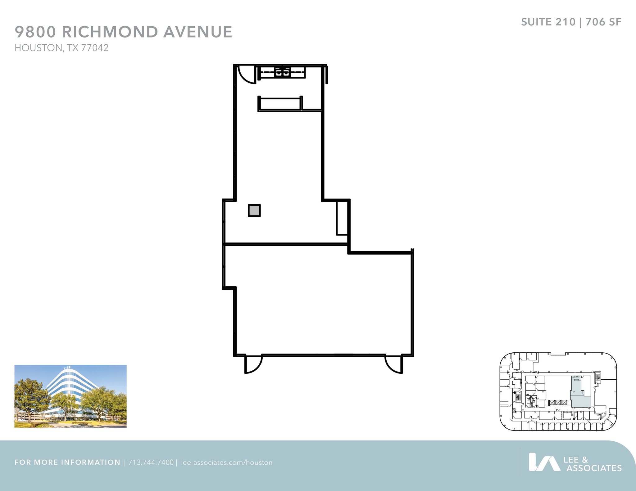 9800 Richmond Ave, Houston, TX for lease Floor Plan- Image 1 of 2